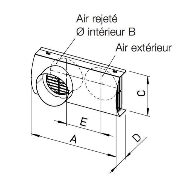 Grille inox avec rebords - 400x600mm - Hubert Cloix