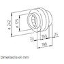 Ventilateur centrifuge RR ⌀125 C